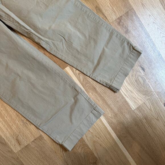 10Tree Organic Cotton Beige Cream Pants Trouser Pants sz 8 - Picture 7 of 8